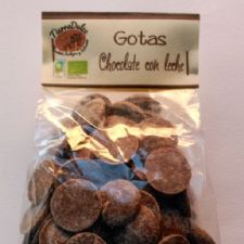 Gotas de chocolate con leche