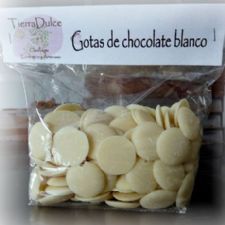 Gotas de chocolate blanco