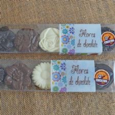 Flores de chocolate